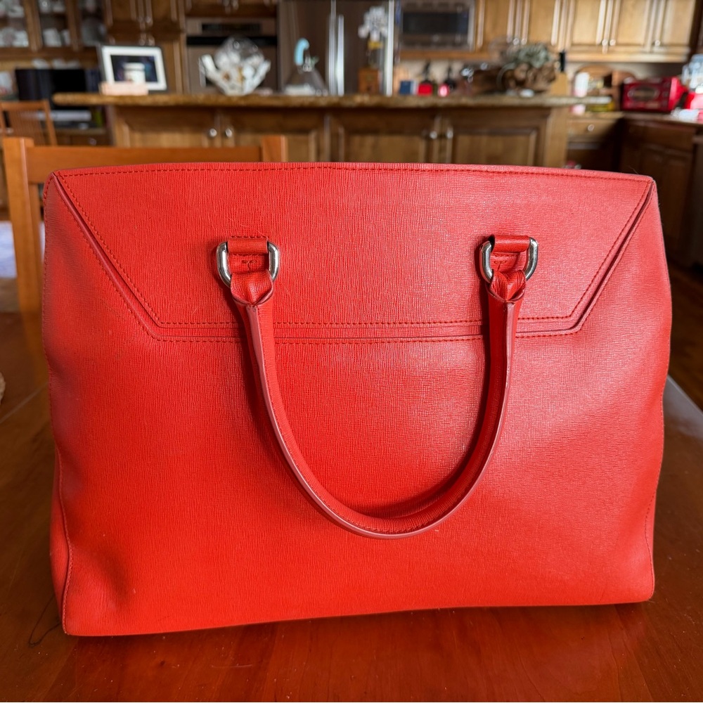 Elegant Orange Furla handbag